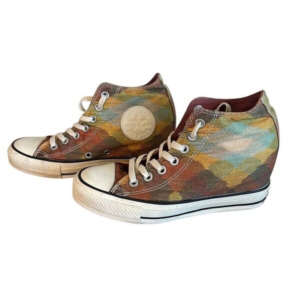 Converse Missoni Chuck Taylor Hightop Lux Limited Ed Hidden Wedge All Star Sneak - Picture 1 of 8